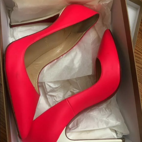 Christian louboutin 120 calf Fuschia Pink 39.5 - Picture 6 of 10